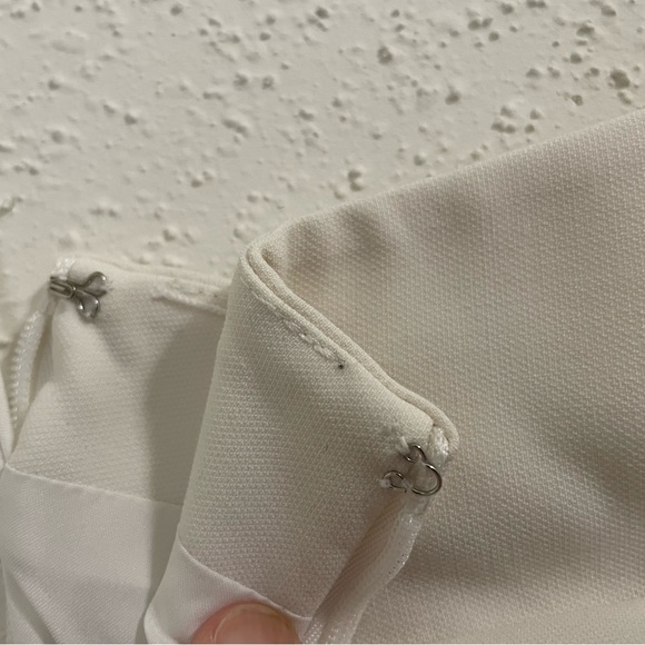 Likely Revolve Kelsey White One Shoulder Belted Wide Leg Jumpsuit - Size 0 - Picture 11 of 16